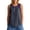 Grey, variant on Womens Tank Tops with Built In Bra Sleeveless High Neck Fashion Women's Athletic Tank Tops Summer Going Out Undershirt Outfits Navy XXXL