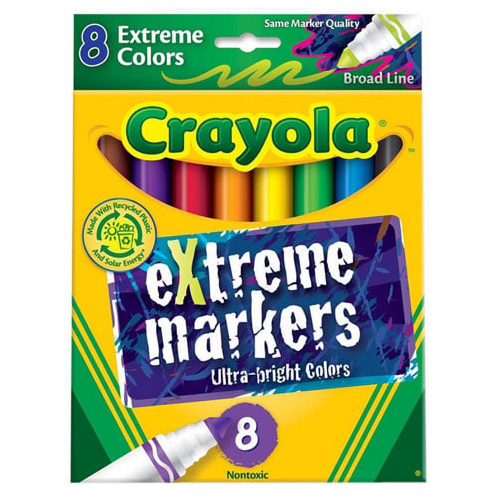 Crayola Extreme Marker Set, 8-Colors - image 2 of 2