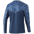 thumbnail image 2 of HUK Icon X Running Lakes Sleeve Titanium Blue, Large Long Sleeve Shirt, 2 of 3