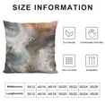 thumbnail image 5 of COMIO  Marble Print Throw Pillow Cushion Case, Retro Style Paintbrush Colors in Marbling Texture Watercolor Artwork, Modern Accent Sided Digital Printing, 5 of 5