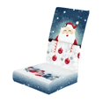 thumbnail image 1 of Fundas extraíbles con estampado navideño, fundas elásticas para asiento con respaldo alto estilo 2, 1 of 9