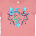thumbnail image 4 of Inktastic My Meemaw Loves Me with Flowers and Hearts Boys or Girls Baby T-Shirt, 4 of 5