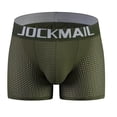 thumbnail image 2 of Bixock Boxer Briefs for Men,Men's Underwear Long Leg Mesh Breathable Padded Lifting Butts Sport Quickly Dry Push Up Briefs, 2 of 6