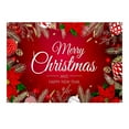 thumbnail image 2 of 6x13 Feet Christmas Garage Door Banner Mural - Large Merry Christmas Sign for Outdoor Holiday Party Decor and Festive Garage Display - H, 2 of 6