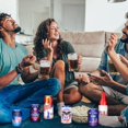 thumbnail image 1 of 12 fundas para enfriador de latas con la bandera de Estados Unidos, suministros para fiestas patrióticas del 4 de julio para bebidas enlatadas de 12 onzas, 1 of 2