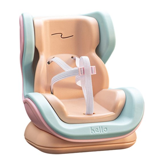 Car Safety Seat with Belt Automotive Decorations Vehicle Ornament Doll Accessories Display Seat Plush Doll