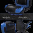RESPAWN High Back & Lumbar Support Swivel Gaming Chair, Blue