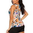 thumbnail image 3 of Balery Cute Chickens Camiseta sin mangas estampada ligera para mujer, tops de entrenamiento sin mangas, camisetas de yoga transpirables de secado rápido.-Large, 3 of 7