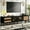 Black, variant on 60 - 69 inches entertainment furniture, sliding doors / Multifunctional storage, easy cable handling