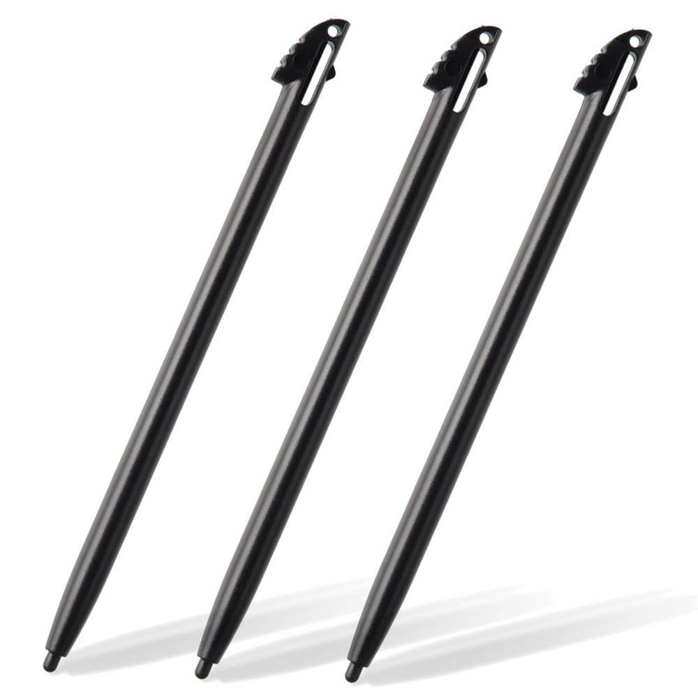 3 Pack Nintendo 3DS Stylus for Nintendo 3DS N3DS XL LL by Insten, Black