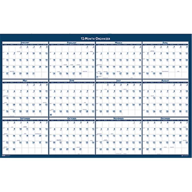 Laminated 24X37 Calendar Year Planner Walmart Canada