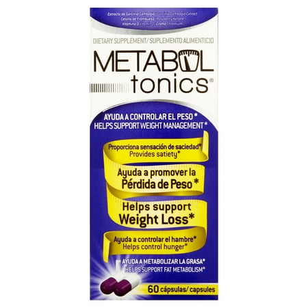 Metabol Tonics capsules du supplément alimentaire, 60 count