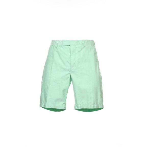 Polo by Ralph Lauren Men's Light Green Two Tone Flat Front Walking Shorts