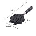 thumbnail image 3 of CC TOY Household Waffle Bake Mold Kitchen Gas Non-Stick Waffle Maker Pan Mould Mold Press Plate Waffle Iron Baking Tools, 3 of 5