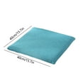thumbnail image 3 of Potrochi Square Seat Cushion, Water-Resistant Square Patio Seat Cushions, Super Soft Bar Stool Square Seat Cushion, Indoor Seat Cushions Pillows with Ties Thick Soft Seat Cushion, 3 of 6