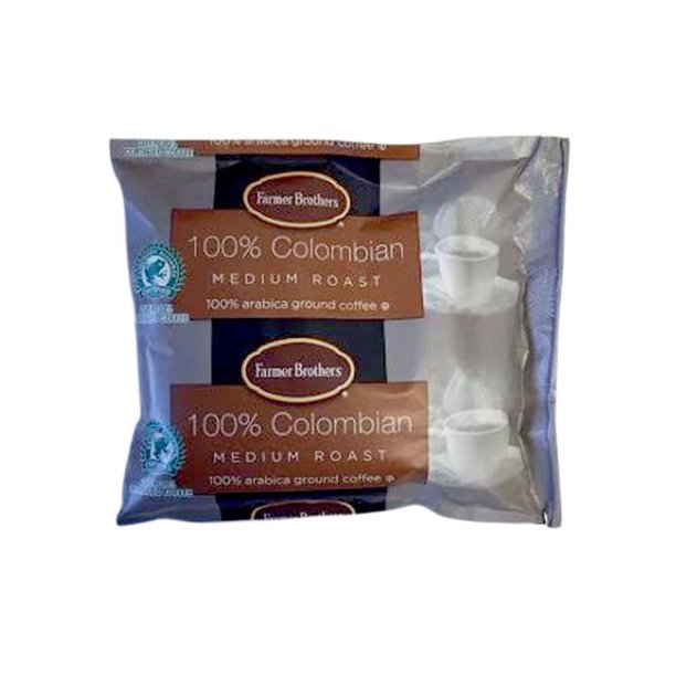 Farmer Brothers 100 Colombian Ground Coffee, 2oz. (40 x 2 Ounce