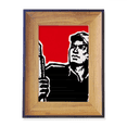 thumbnail image 1 of Sombrero Rojo patriótica pluma libro Marco de imagen marco de escritorio, 1 of 4