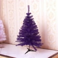 thumbnail image 4 of Hvmvliv Mini Christmas Tree Christmas Tree,11Inch Multicolor Artificial Mini Small DIY Xmas Tree Decorations for Easy Assembly for Indoor and Outdoor Purple, 4 of 7