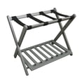 thumbnail image 1 of Casual Home Hotel Style Solid Pine Wood Folding Luggage Rack with Shelf, 1 of 9