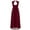 Burgundy, variant on CHICTRY Big Girls Chiffon Lace Wedding Party Bridesmaid Ball Gown Juniors Maxi Dress,Sizes 4-16