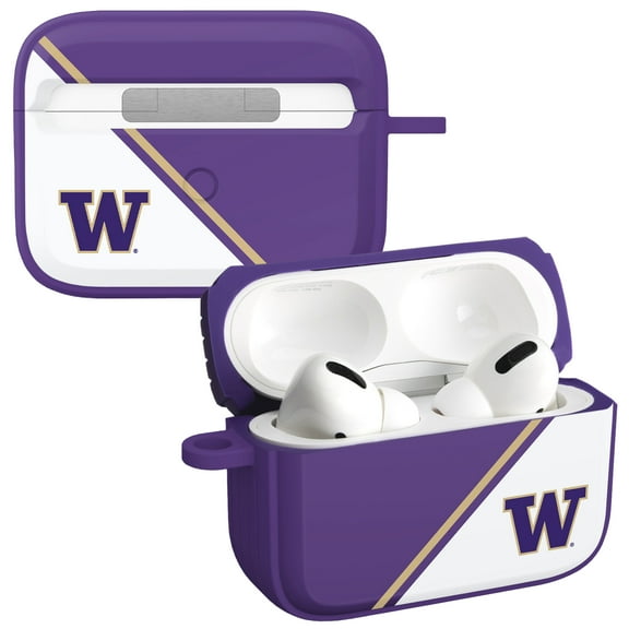 Washington Huskies Champion Series HDX Case Cover Compatible with Apple AirPods Pro 1 & 2 by Affinity Bands