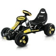 thumbnail image 1 of Costway Go Kart Kids Ride On Car Pedal Powered Car 4 Wheel Racer Toy Stealth Outdoor, 1 of 8