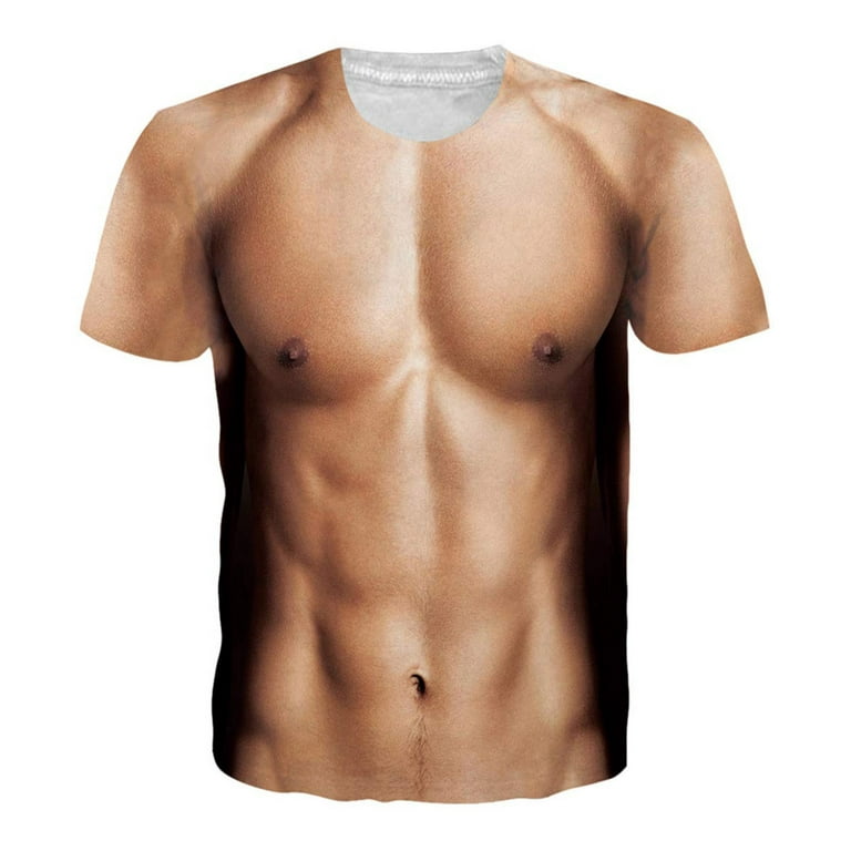 Ripped Muscles, six pack, chest T-shirt' Men's T-Shirt