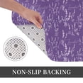thumbnail image 6 of Rateoe Lavender Flowers Pattern Flannel Door Mat Indoor Outdoor Entrance, Waterproof All-Weather Doormat,Fade Resistant, Low Profile Entryway Mat 16x24in, 6 of 7