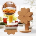 thumbnail image 2 of Hearth & Gear Wooden Windmill Decorative Ornament With Foldable Design Natural Color Desktop Art Piece For Home Modern Minimalist Style Pottery Set Place Mats Indoor Dining Washable Outdoor Dining, 2 of 5