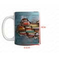 thumbnail image 2 of Mug 3D Creative Space Design Bookshelf Mug Multi-Purpose Plastic Cup for Toothbrush Storage Couple High Beauty Ins Style Art Sense Wash Cup(1Pcs) Rkxzt, 2 of 8