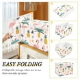 thumbnail image 2 of Yayeee Collapsible Cube Storage Bin with Lid Fabric Closet Decorative Basket with Handles, Flamingo Pattern, 2 of 7