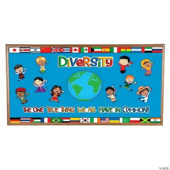 Fun Express Multicultural Bulletin Board Decorations, Multicolor, 23 Count