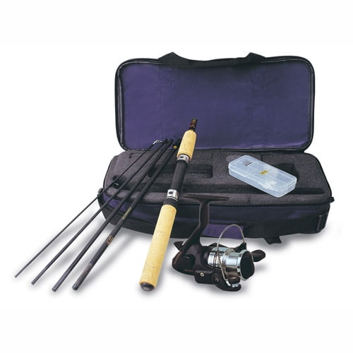 Okuma Voyager 5-Piece 6' Medium-Light Spinning Combo Travel Kit by Generic