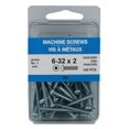 thumbnail image 2 of 100 Pack #6-32 x 2" Zinc Plated Round Machine Screws, 2 of 2