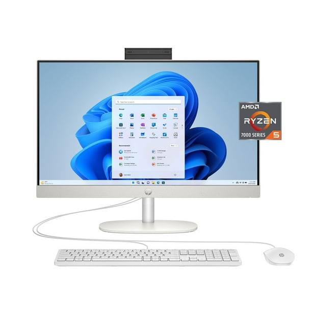 Macデスクトップ HP PC HP 23.8-inch All-in-One Windows Desktop PC AMD Ryzen 5 - 8GB