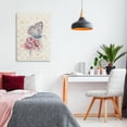 thumbnail image 2 of Stupell Industries Butterfly & Flower over Pattern Canvas Wall Art, design by Cady Driver, 2 of 7