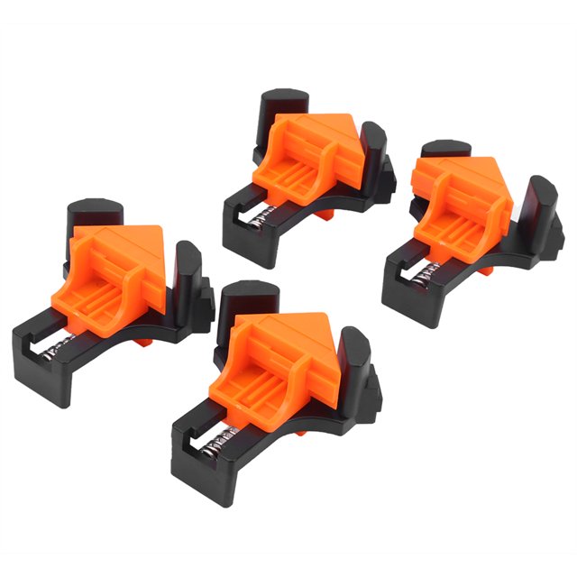 Pince d'Angle pour Menuiserie, 4 Pcs Pince d'Angle pour Menuiserie Pince d'Angle Droit Très Polyvalente