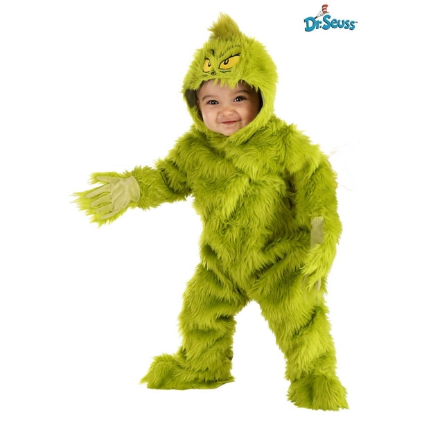 Infant Classic Grinch Jumpsuit Costume - Walmart.com