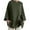 Army Green, variant on ZANZEA Womens Tops Shirts Solid Color Long Sleeve Pullover Blouses