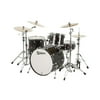 Premier Genista Birch Concert Master Ace 24 4-Piece Shell Pack Solid Black Lacquer