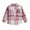 style-01 Pink, variant on Gubotare Flannel Baby Toddler Baby Flannel Jacket Baby Boy Girl Plaid Coat Button Down Kids Fall Winter Outerwear Size 6 12 Months (Pink,6-12 Months)