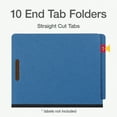 thumbnail image 2 of Pendaflex Classification Folder 2-Dividers Letter Size Dark Blue 10/Box (23217EE), 2 of 4