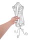 thumbnail image 5 of WEUVEB Exhibidor De Ropa Para Mascota En Metal Plateado Con Base Resistente Ideal Para Tiendas O, 5 of 8