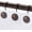 Bronze, variant on Bronze Shower Curtain Hooks, Decorative Shower Curtain Rings for Bathroom, Rust Proof Shower Hooks for Shower Curtain Liner, 12Pcs