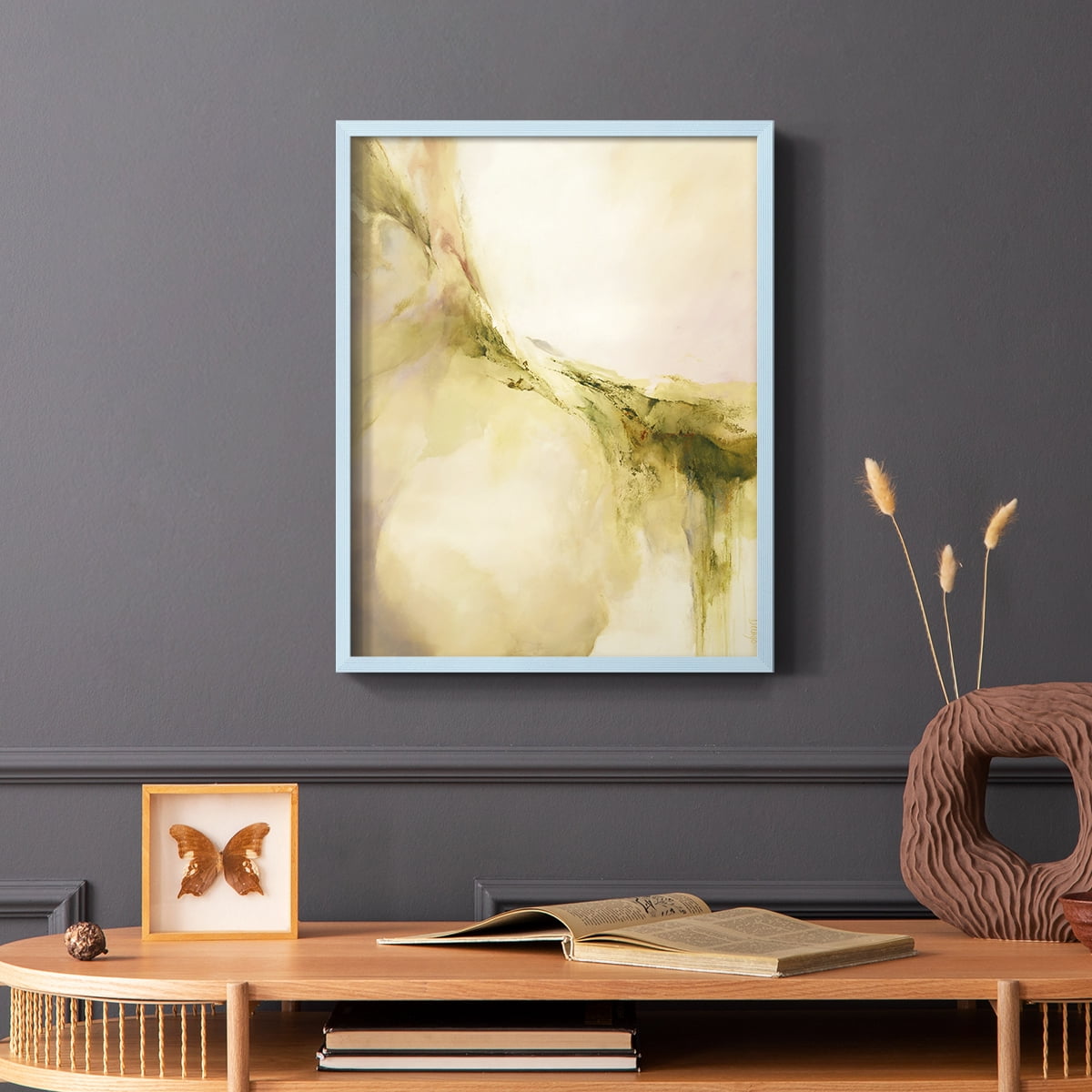 Terra Viridi in Paper Solid Wood 8 x 10 Framed Print
