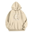 thumbnail image 2 of LUOGENLI Chandails à Capuche pour Hommes Graphiques Course Halloween Chandail à Capuche à Enfiler Manches Longues Chandail Décontracté avec Imprimé Graphique pour la Saison d'Automne Coupe Confortable Chandails à Capuche et Chandails pour Hommes Blanc Beige Taille g, 2 of 4