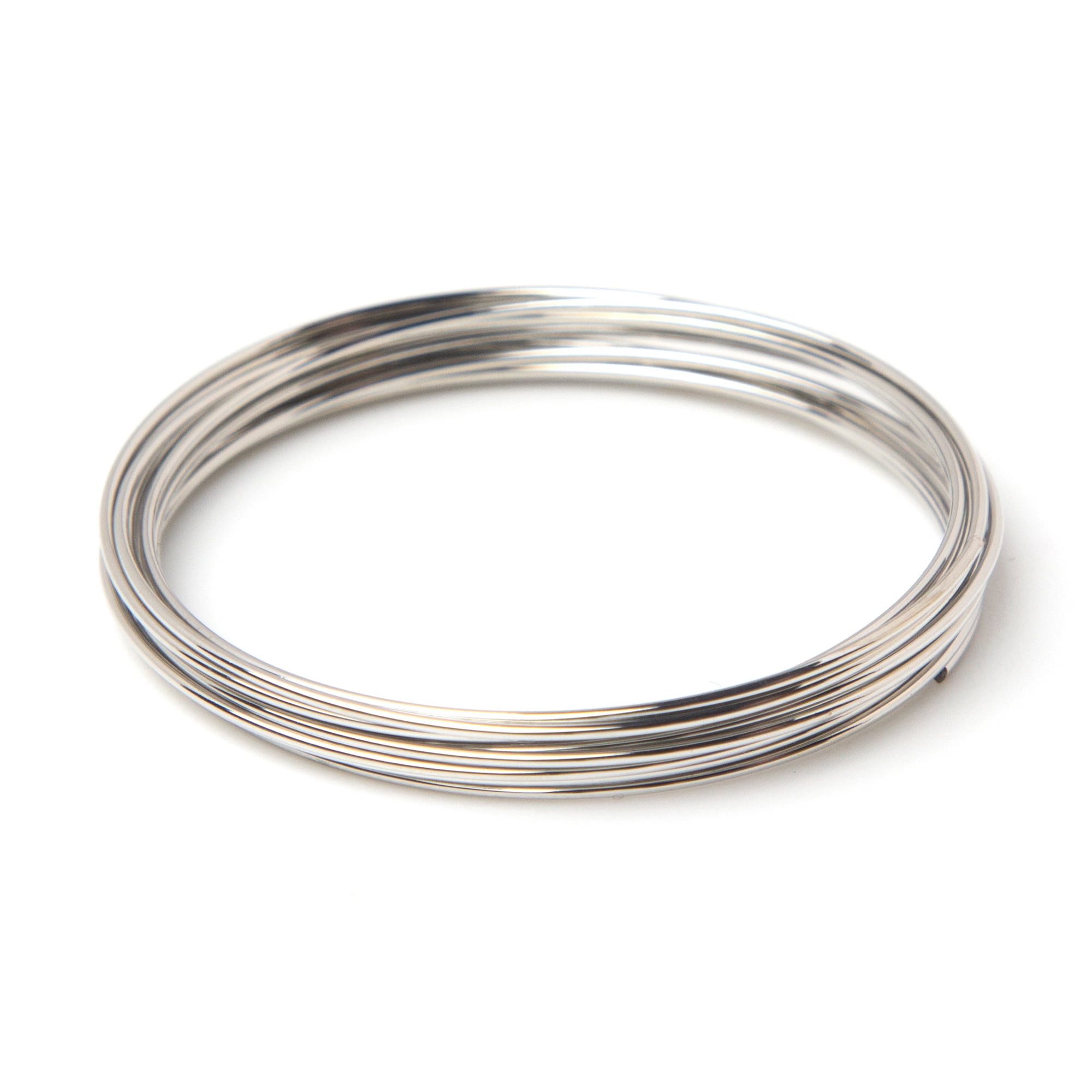 Cousin DIY Small Silver Memory Wire, 1 Piece, 5 ft Roll, 22 Gauge