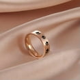 thumbnail image 7 of EOEMY Dog Paw Print Cute Rings Stainless Steel Finger Couple Rings Jewelry Gift, 7 of 7