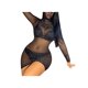 thumbnail image 5 of TRKIYQC Vestidos ajustados para mujer Diseño de malla transparente Mangas largas con protector facial Vestidos de lentejuelas brillantes TRKIYQC moda, 5 of 9