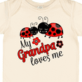 thumbnail image 4 of Inktastic My Grandpa Loves Me with Cute Ladybugs Boys or Girls Baby Bodysuit, 4 of 5